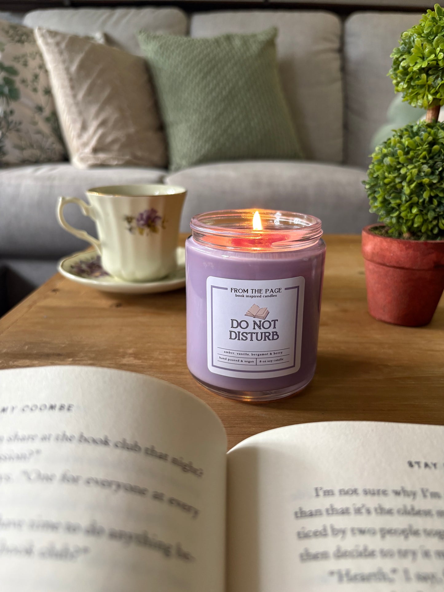 Do Not Disturb - Candle of the Month (amber, vanilla, bergamot & berry)