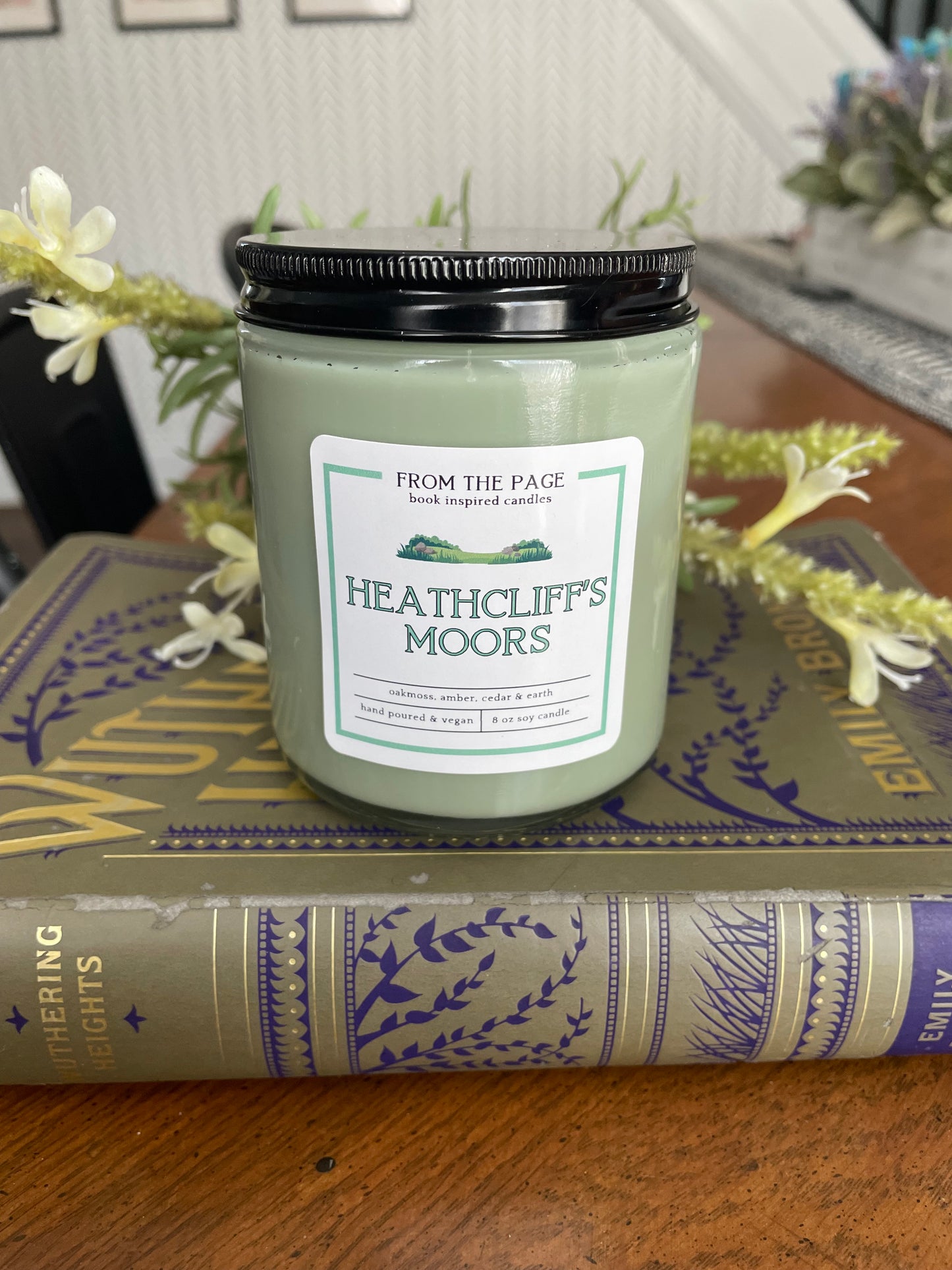 Heathcliff’s Moors - Candle of the Month (oakmoss, amber, cedar)