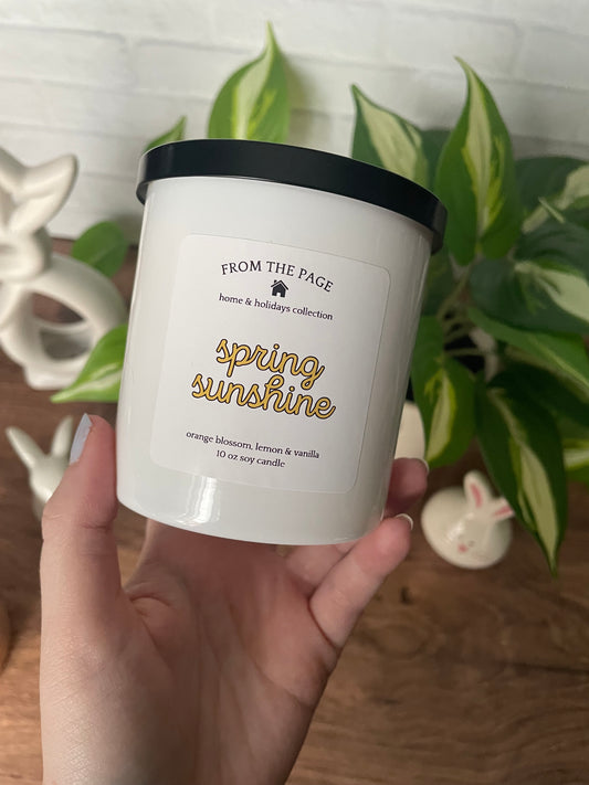 Spring Sunshine | 10 oz (orange blossom, lemon, vanilla)