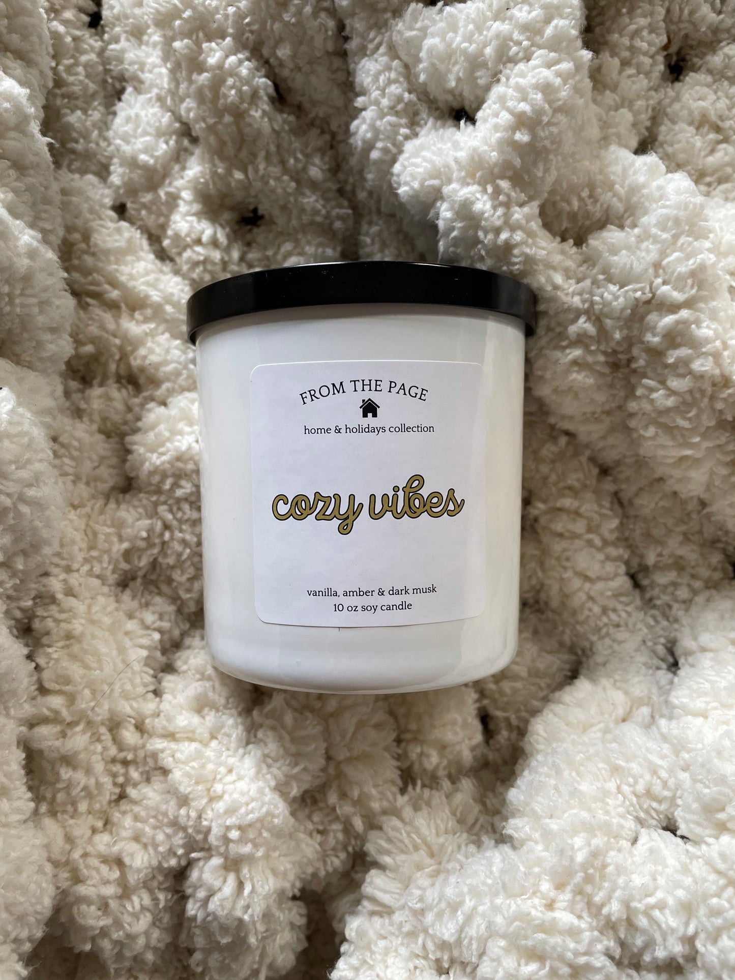 Cozy Vibes 10 oz candle