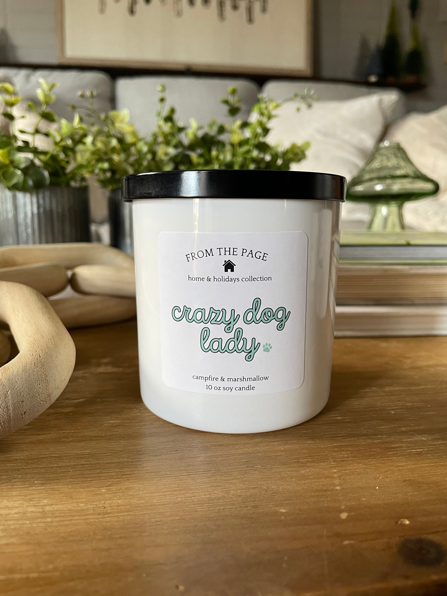 Crazy Dog Lady 10 oz candle