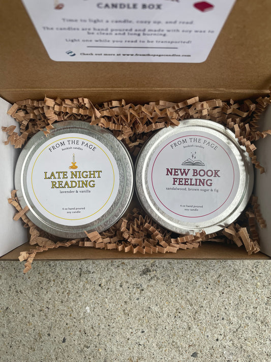 Book Lover | Candle Gift Set