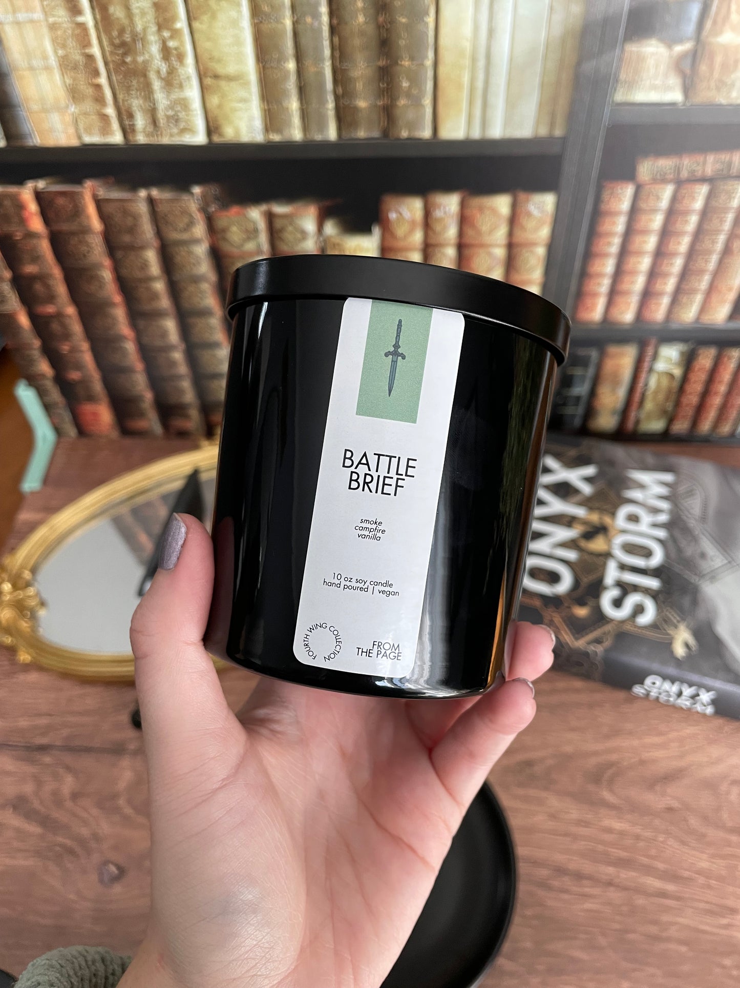 Battle Brief candle | Fourth Wing collection