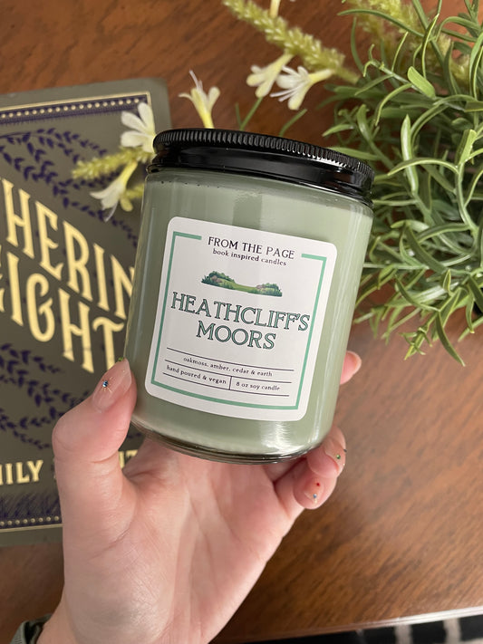 Heathcliff’s Moors - Candle of the Month (oakmoss, amber, cedar)
