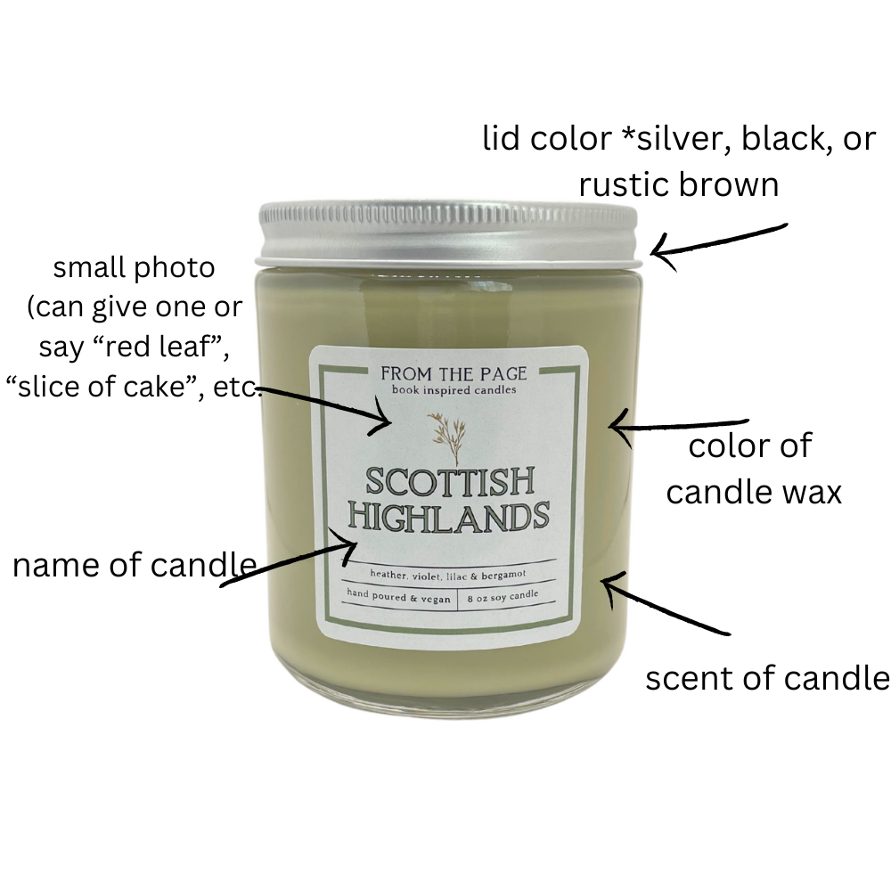 Author's Corner - Your Book's Custom Candle