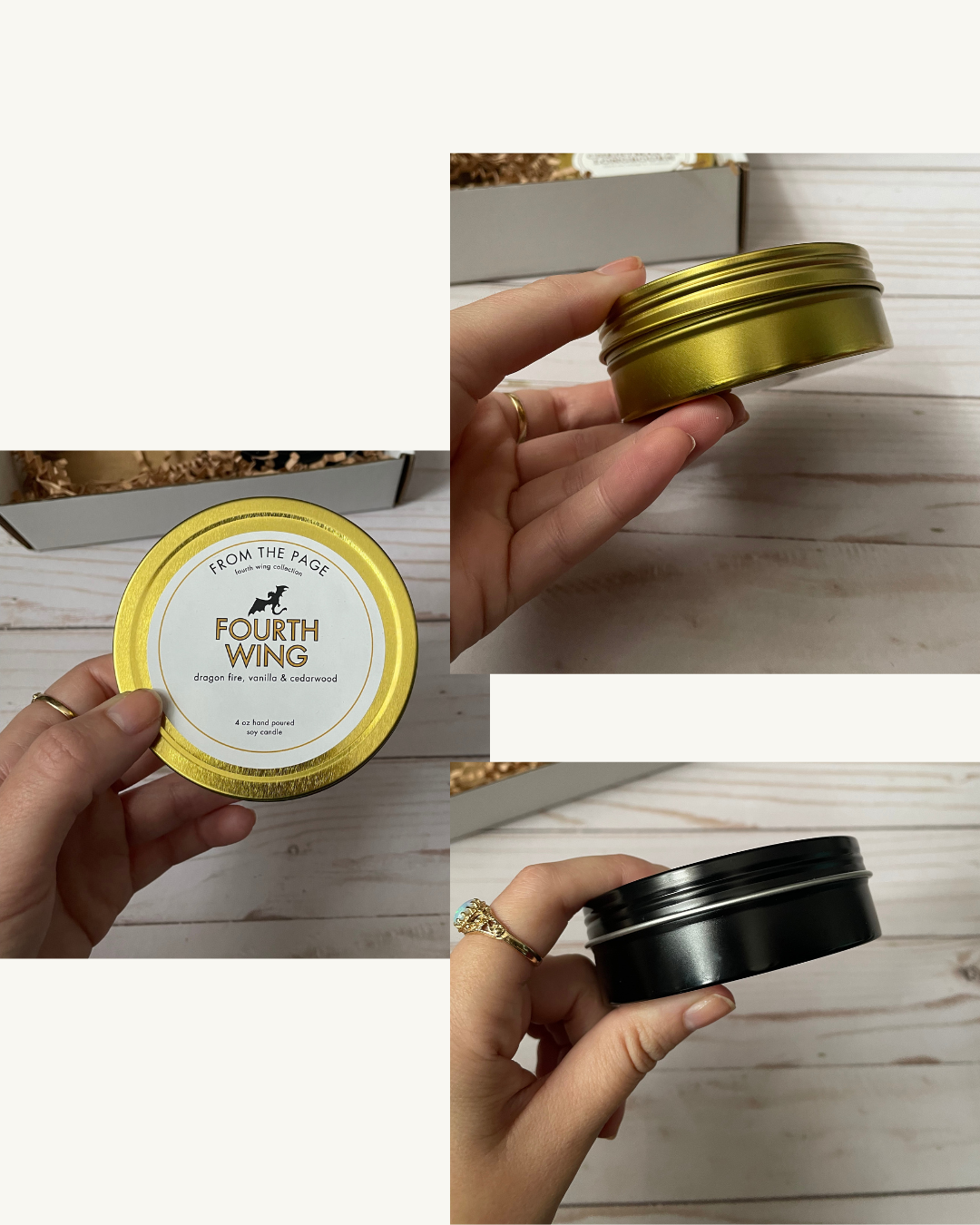 Indie Authors - Bulk Candles - 4 oz flat tin