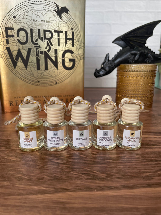 Xaden’s Shadows Car Diffuser (palo santo, sandalwood, citrus)