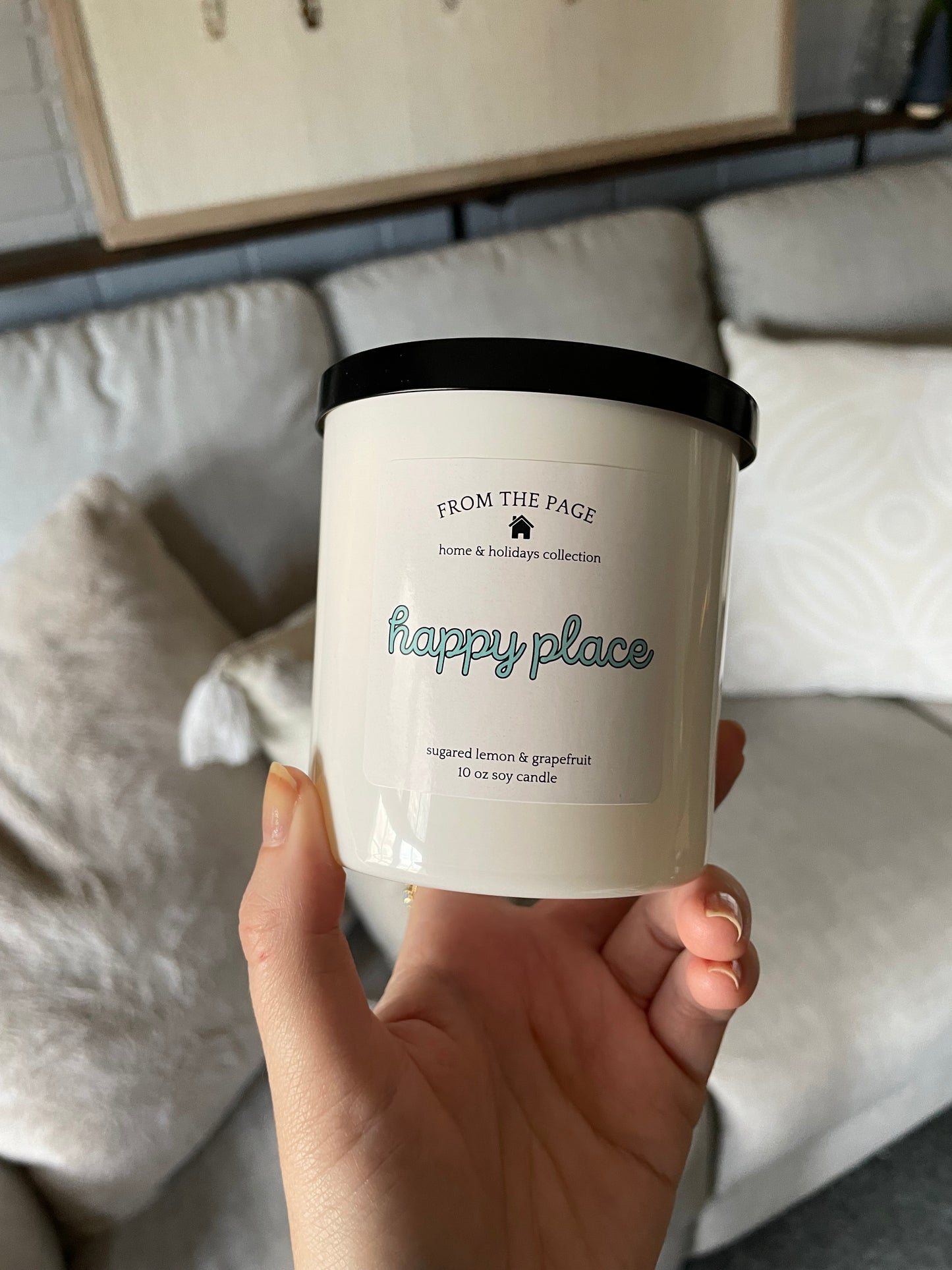 Happy Place 10 oz candle
