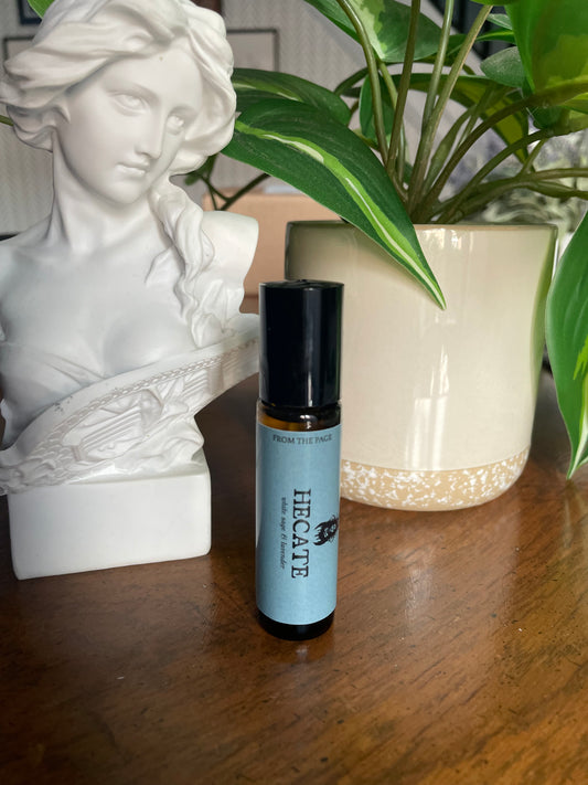Hecate Roll-on perfume (lavender & white sage)