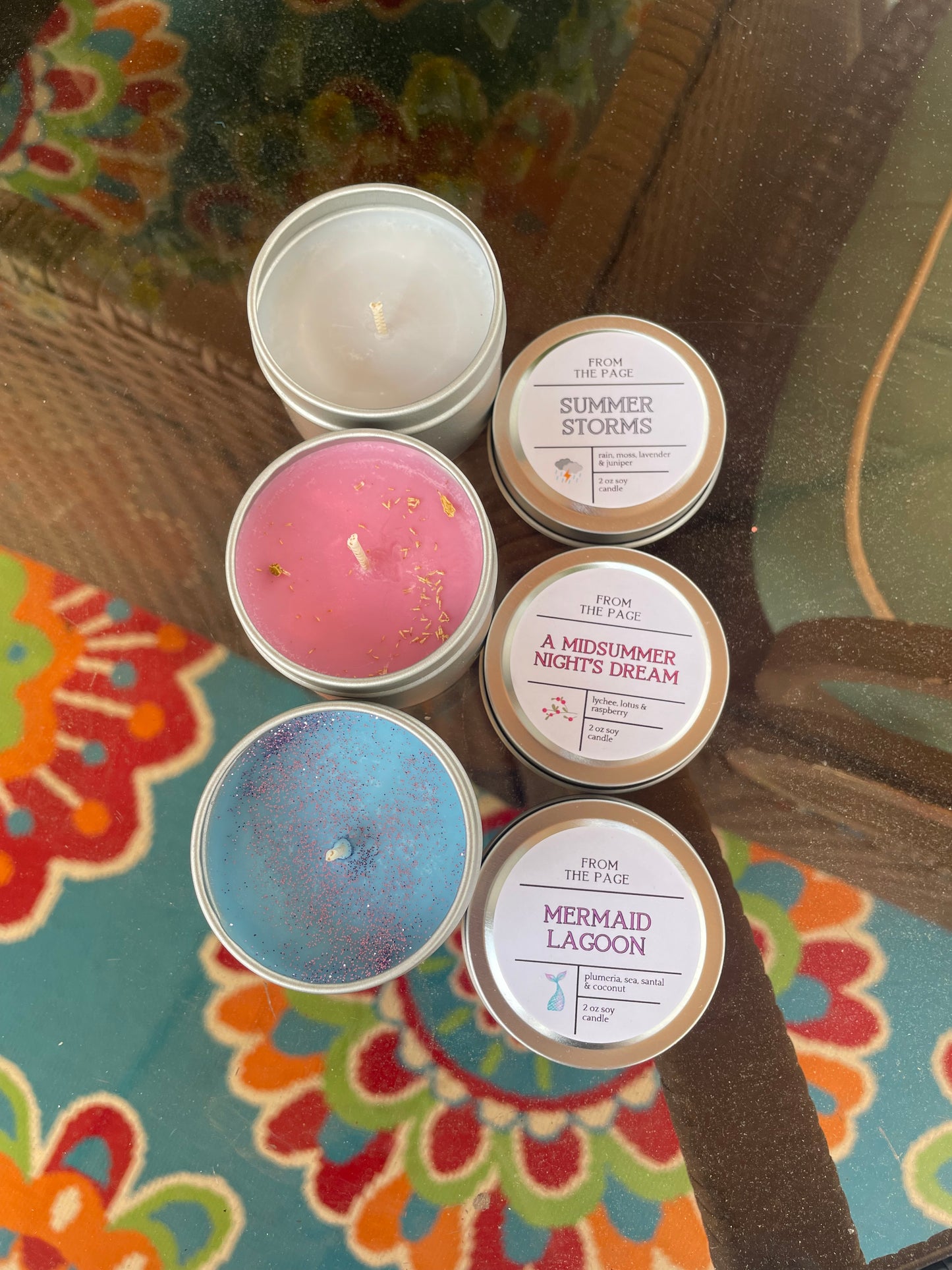 Summer Mini Candle | Pick 1 2oz candle