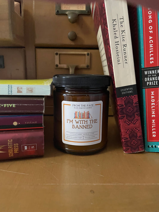 I’m With the Banned (rosewood, amber, vanilla, lily)