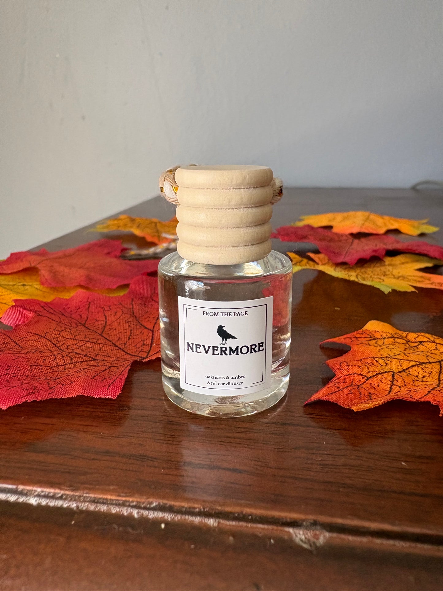 Nevermore Car Diffuser (oakmoss & amber)