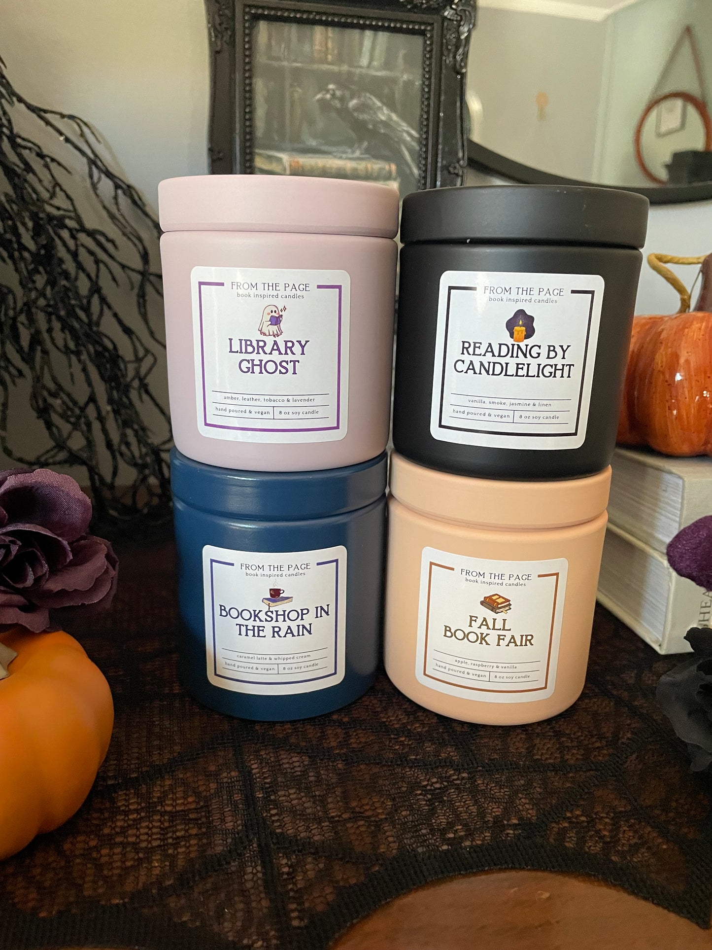 Bookish Autumn candles | Pick 1