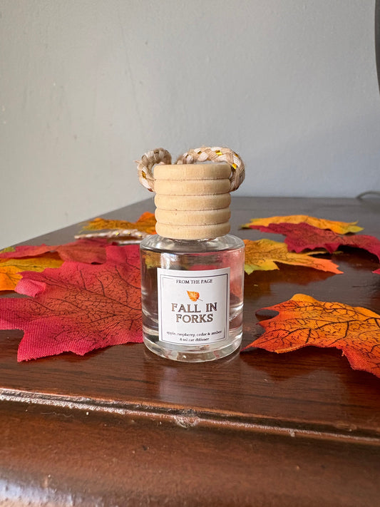 Fall in Forks Car Diffuser (apple, raspberry, cedar, amber)
