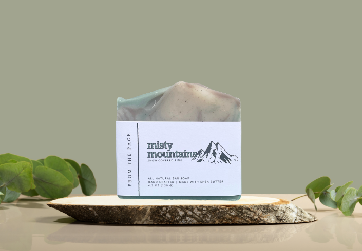 Misty Mountains Soap (snowy pine)