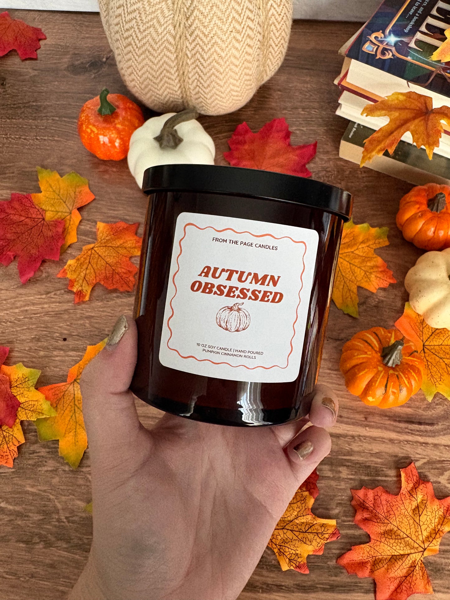 Autumn Obsessed (pumpkin cinnamon rolls)