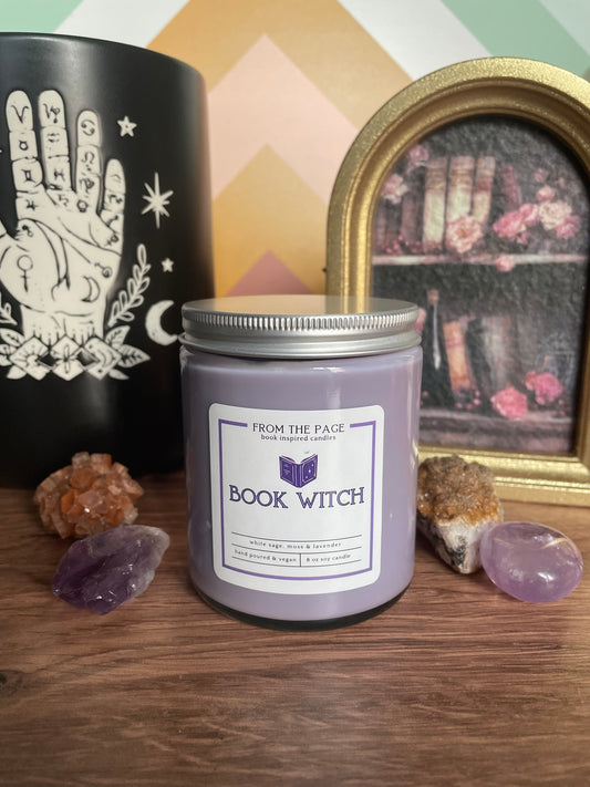 Book Witch - Candle of the Month