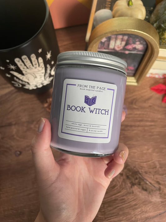 Book Witch (white sage, moss, lavender)