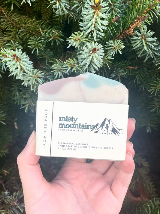 Misty Mountains Soap (snowy pine)
