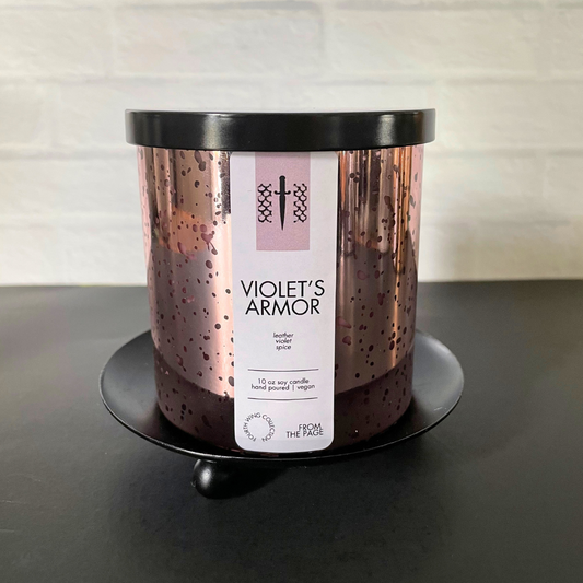 Violet's Armor candle | Fourth Wing collection