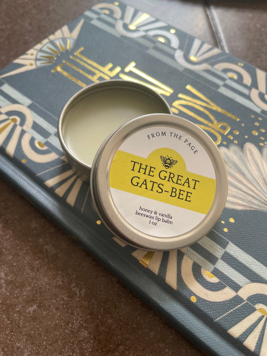 The Great Gats-bee Lip Balm (honey vanilla beeswax lip balm)