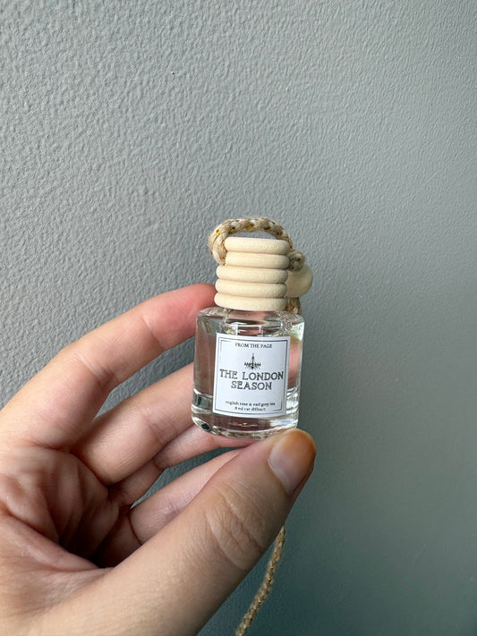 London Season Car Diffuser (English rose, Earl grey tea)