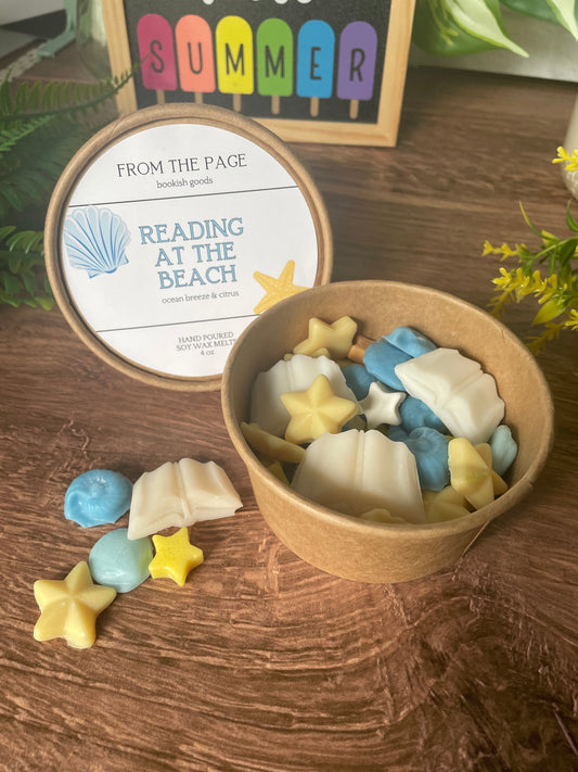 Reading at the Beach | Shaped Wax Melts