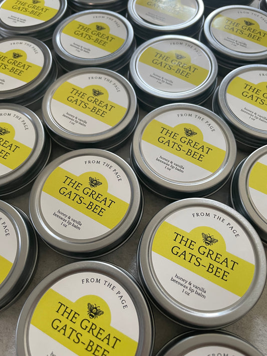 The Great Gats-bee Lip Balm (honey vanilla beeswax lip balm)
