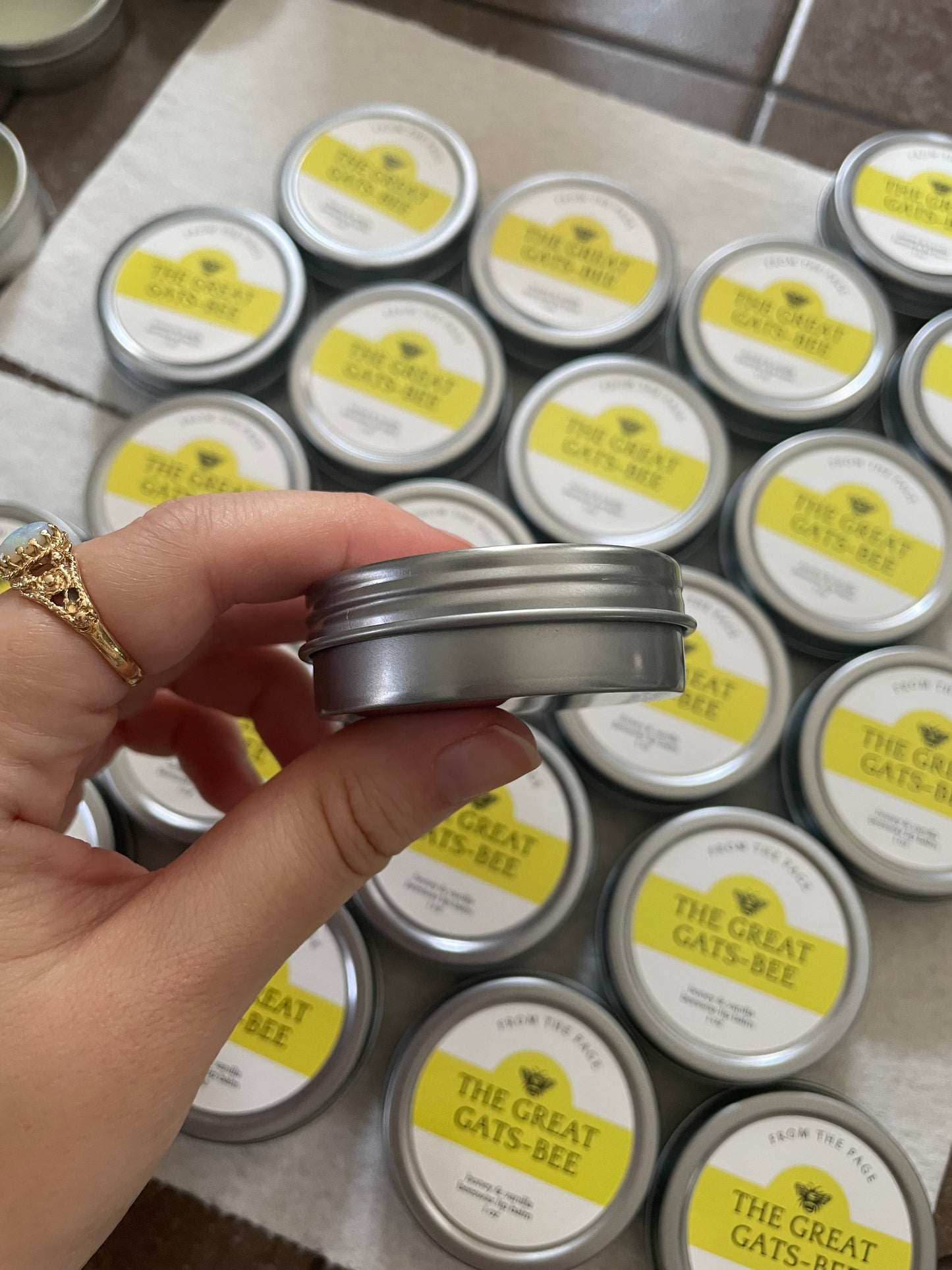 The Great Gats-bee Lip Balm (honey vanilla beeswax lip balm)