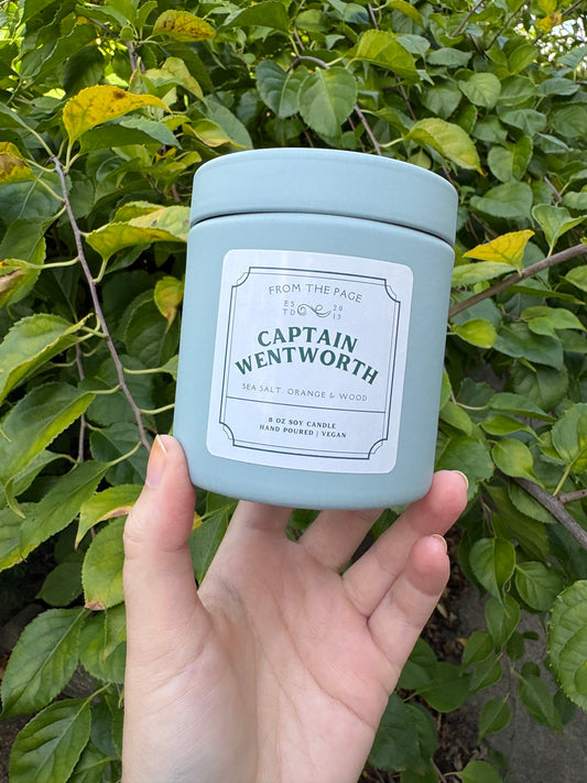 Captain Wentworth (sea mist, woods, orange)