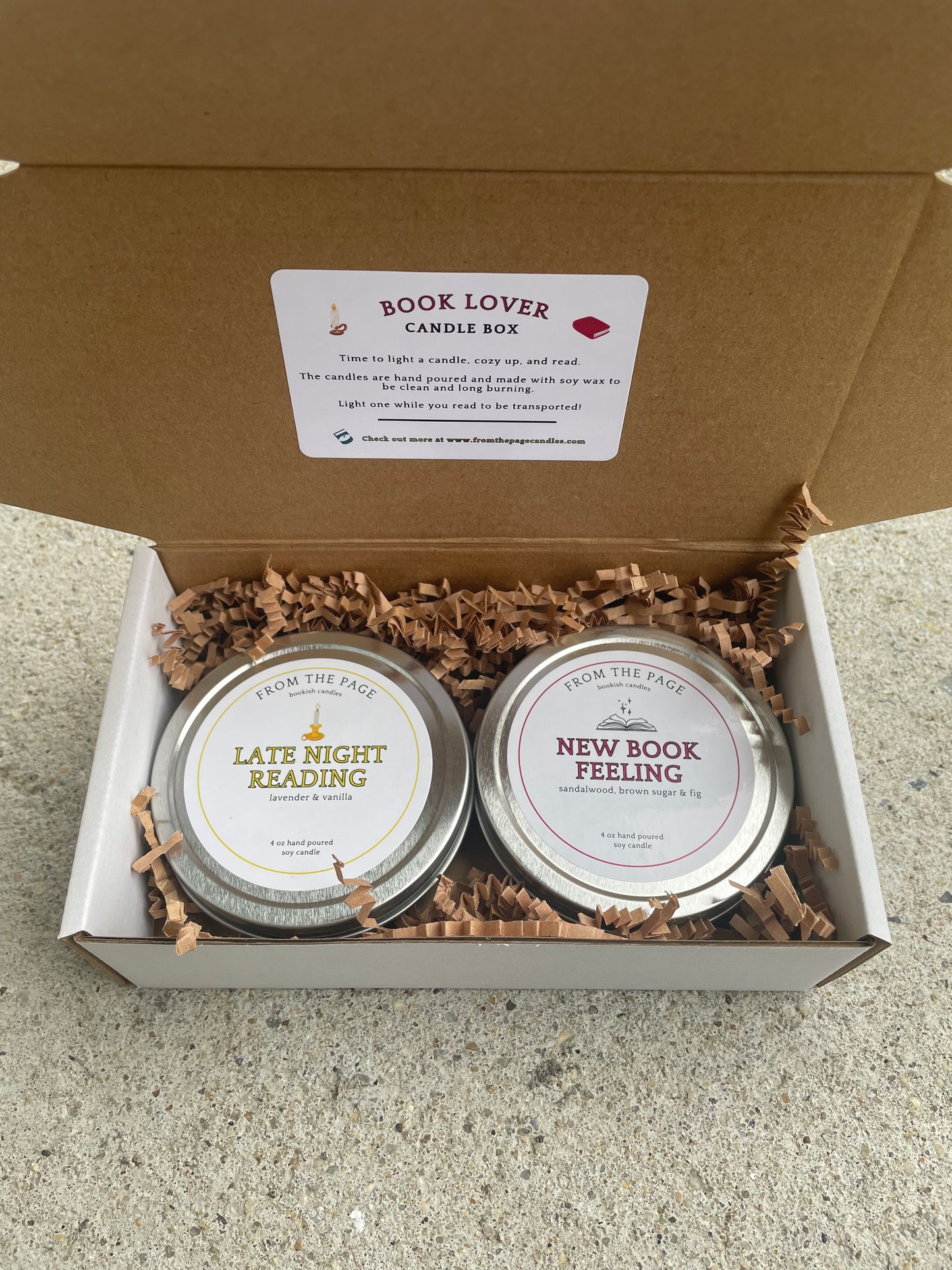 Book Lover | Candle Gift Set