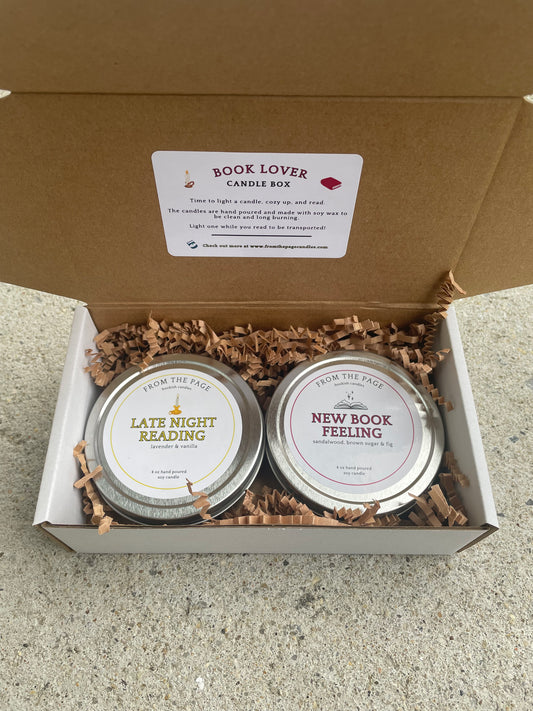 Book Lover | Candle Gift Set