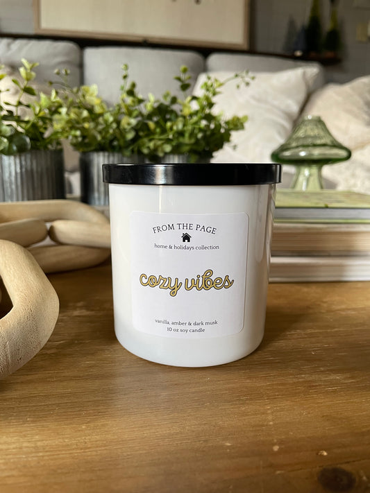 Cozy Vibes 10 oz candle