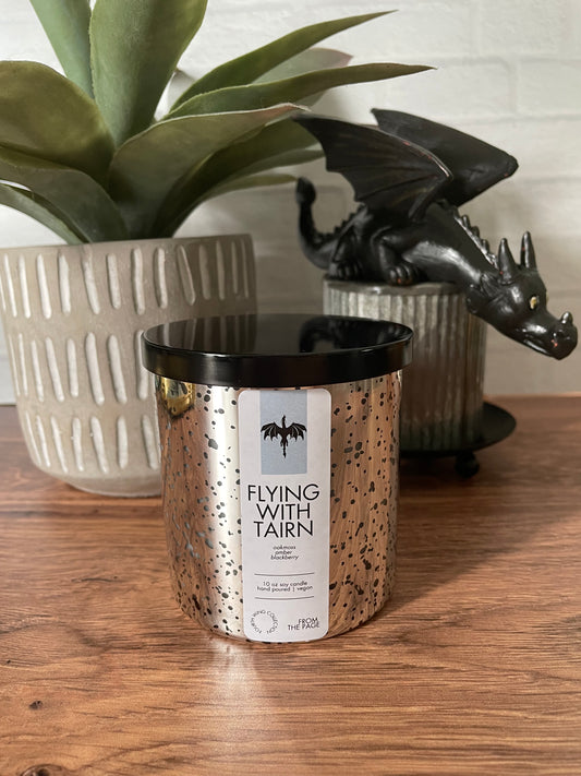 Flying With Tairn candle | Fourth Wing collection