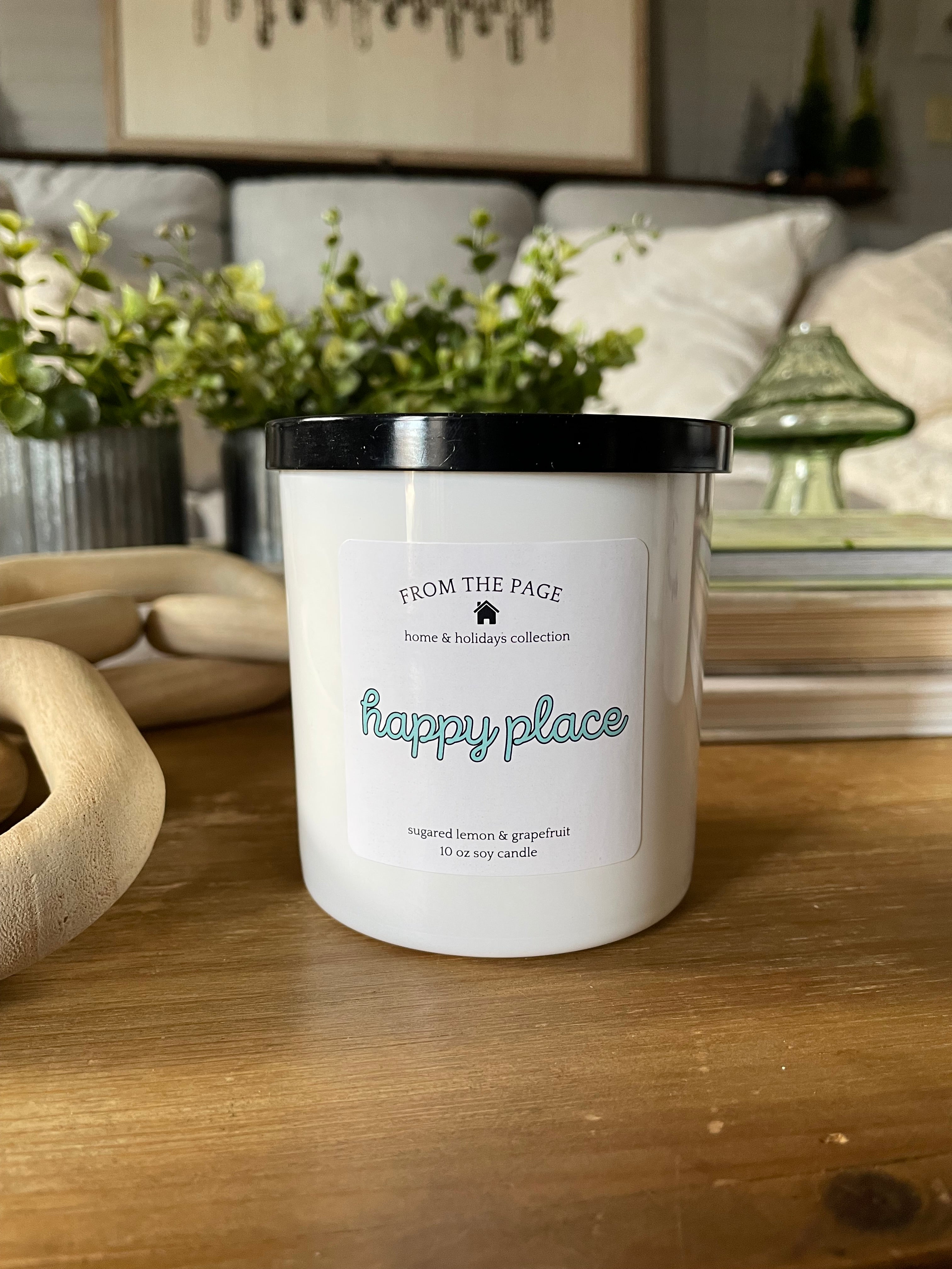 Happy Place 10 oz candle