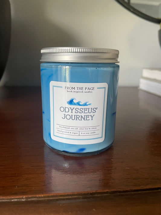 Odysseus’ Journey - Candle of the Month (Beachwood, sea salt, olive leaf & citron)