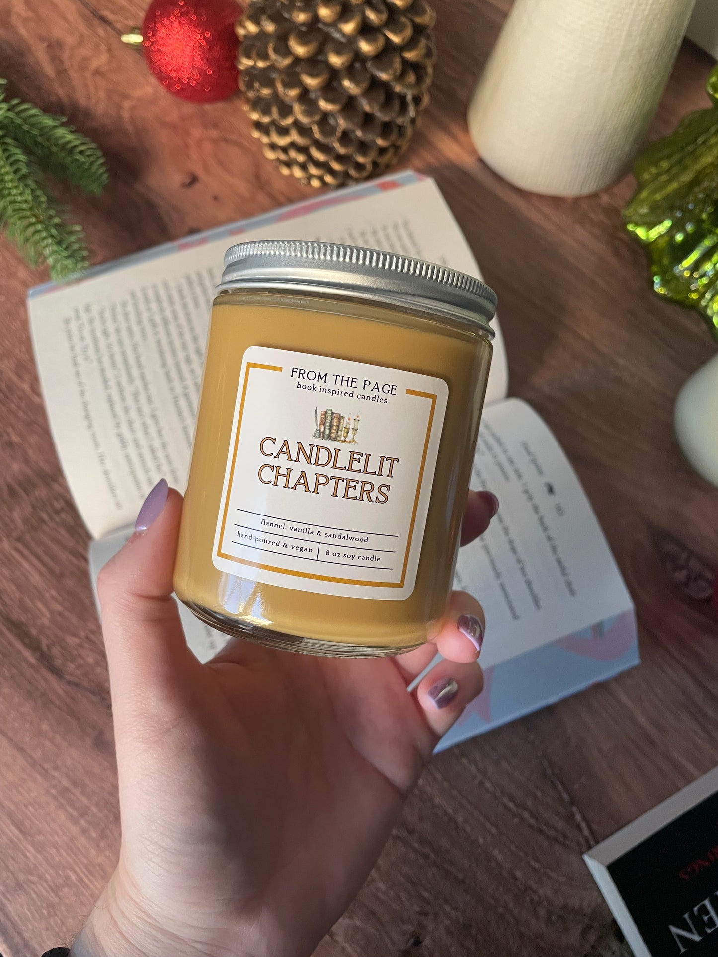 Candlelit Chapters (flannel, vanilla & sandalwood)