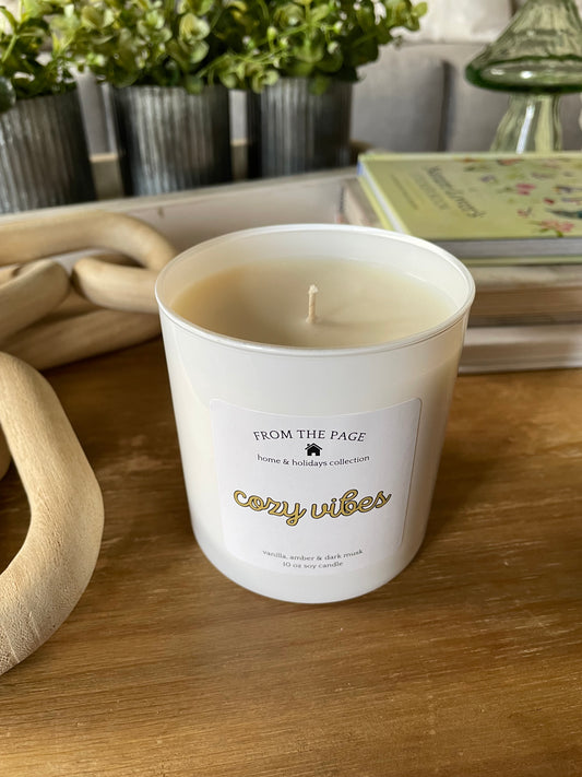 Cozy Vibes 10 oz candle
