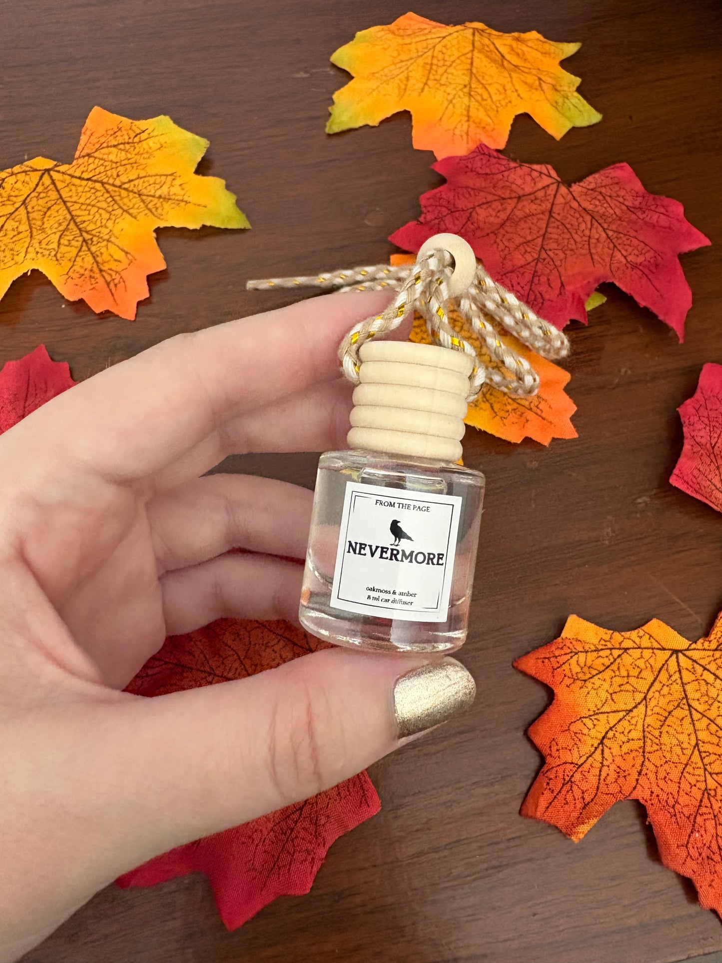Nevermore Car Diffuser (oakmoss & amber)