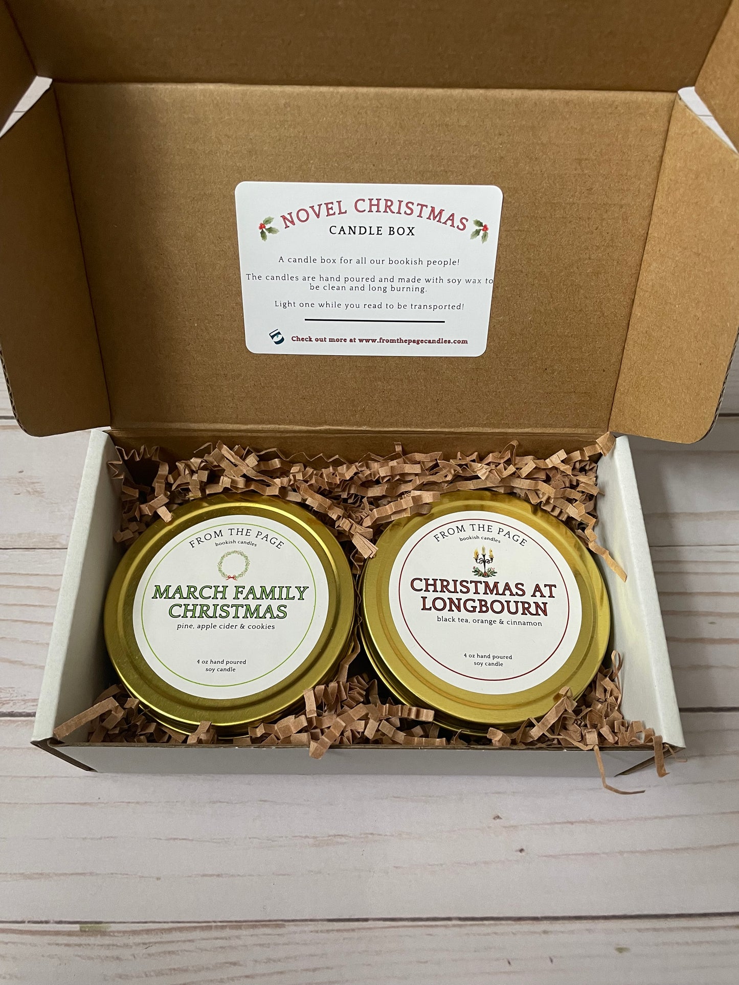 Novel Christmas | Candle Gift Set