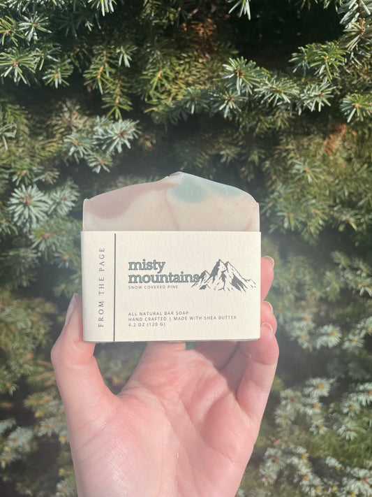 Misty Mountains Soap (snowy pine)