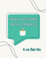 Indie Authors - Bulk Candles - 4 oz flat tin