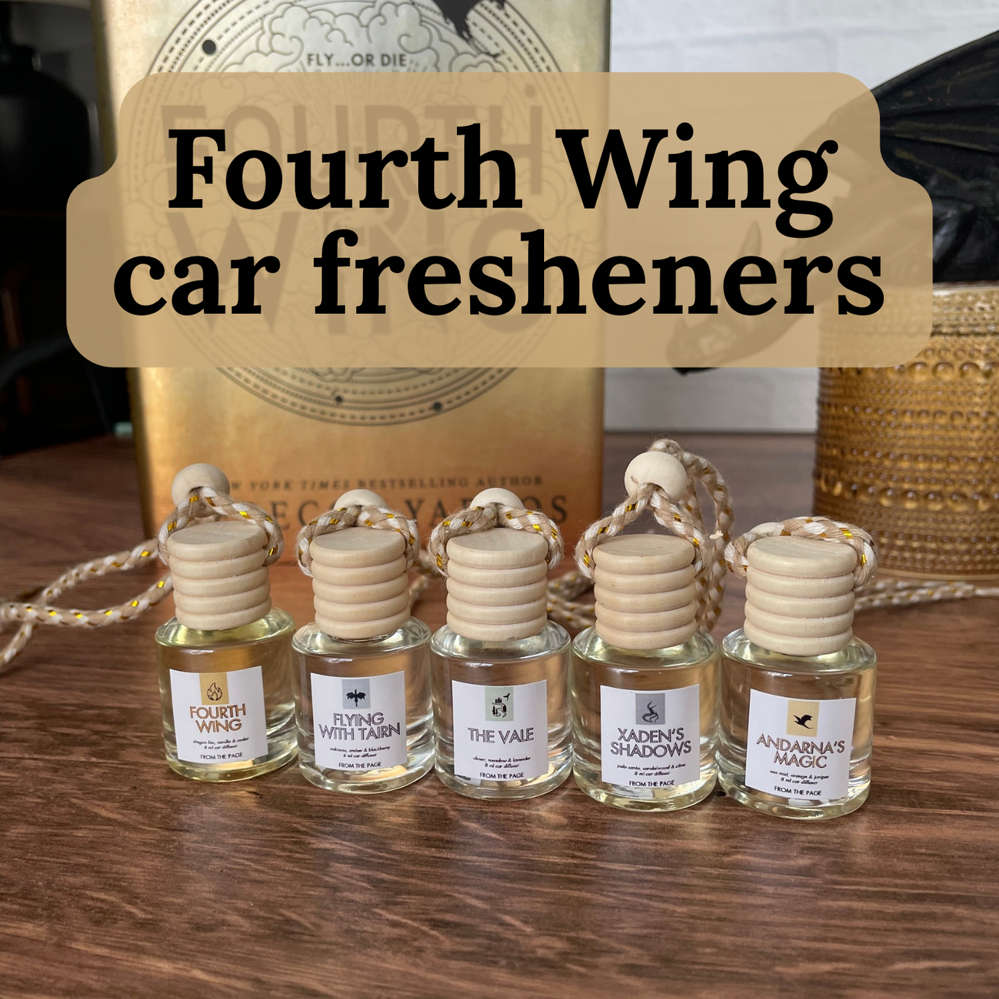Fourth Wing Car Diffusers | Pick One