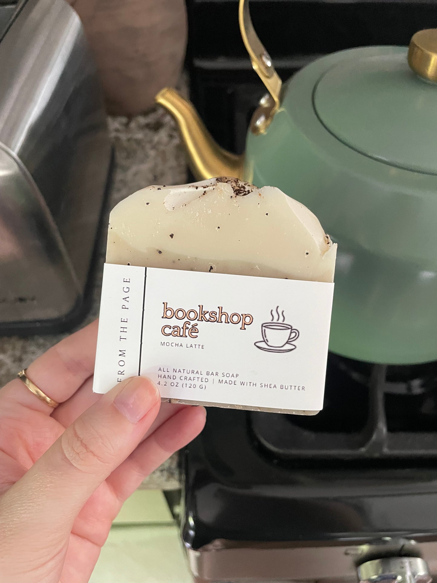 Bookshop Café soap (mocha latte)