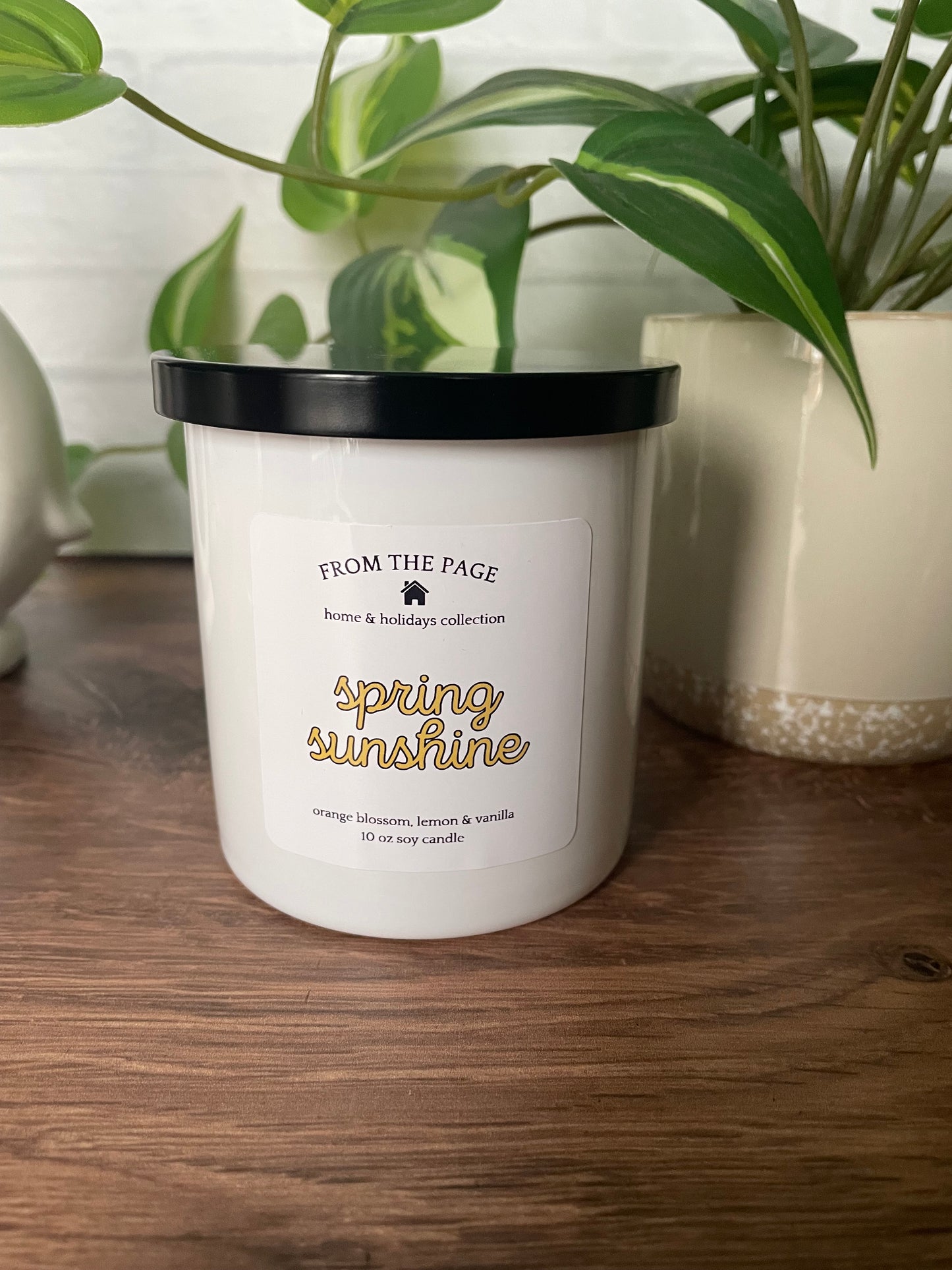 Spring Sunshine | 10 oz (orange blossom, lemon, vanilla)