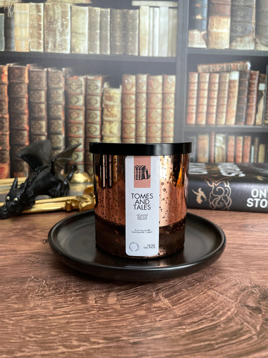 Tomes and Tales candle | Fourth Wing collection