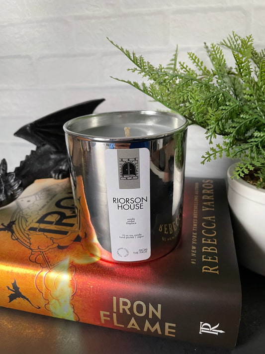 Riorson House candle | Fourth Wing/Iron Flame collection