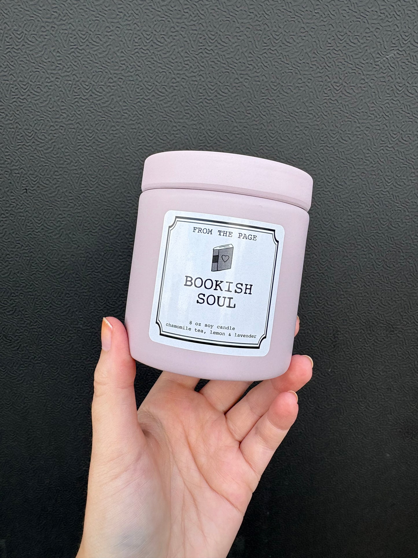 Bookish Soul (lavender, chamomile tea, lemon)