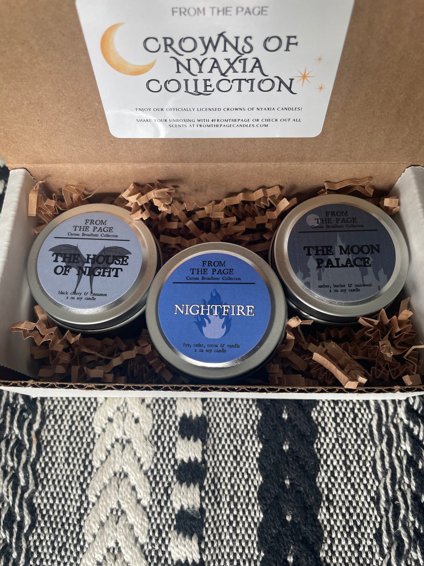 Crowns of Nyaxia Sampler Pack (3 mini candles)