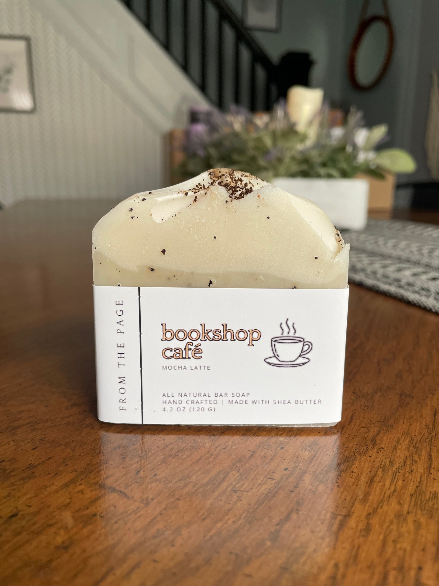 Bookshop Café soap (mocha latte)